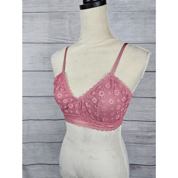 Victoria's Secret Lacie Wireless Bralette Pink Size Medium - Picture 5 of 6